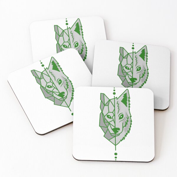 Item preview, Geometric Wolf Head designed and sold by HBOriginalsArt.