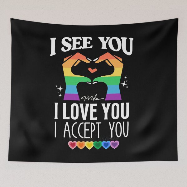 Item preview, I see you I love you I accept You Pride LGBTQ designed and sold by CoolFuture.