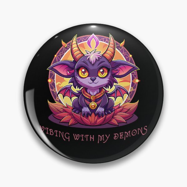 Item preview, Vibing with my demons designed and sold by onemoremask.