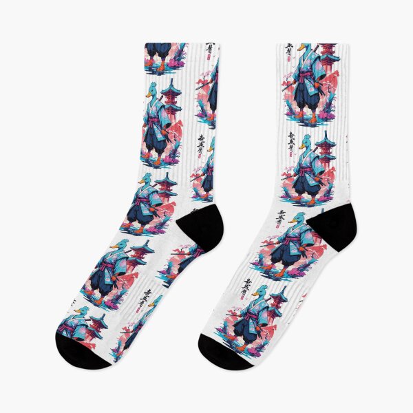 Item preview, Samurai Duck Aesthetic Vaporwave Style designed and sold by LuminOrb.