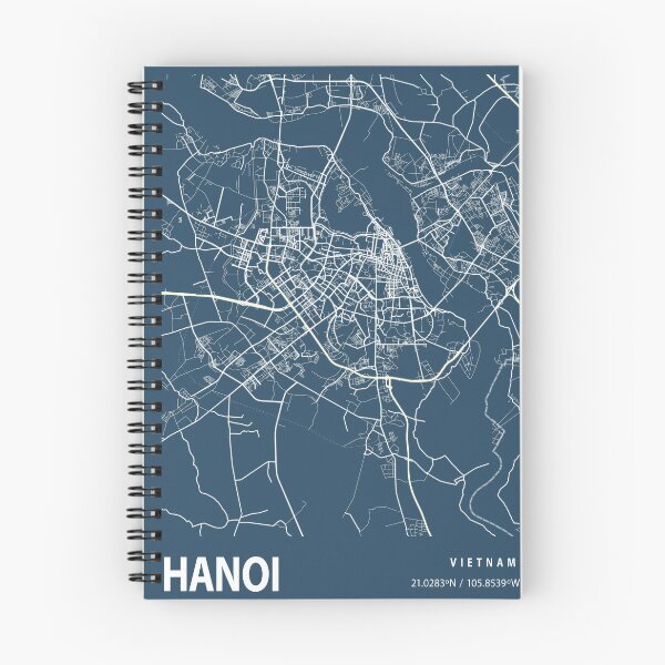 Item preview, Hanoi Blueprint City Map designed and sold by Peek-Designs.