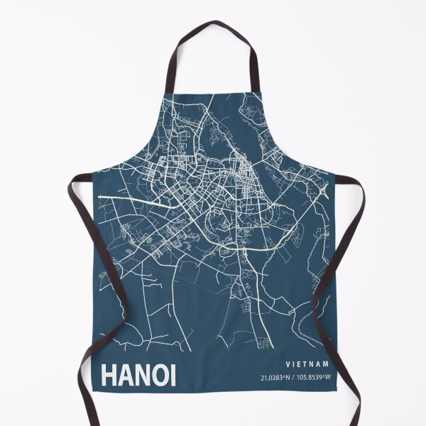 Item preview, Hanoi Blueprint City Map designed and sold by Peek-Designs.