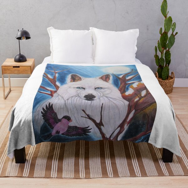 Item preview, white wolf in the snow designed and sold by SuperVida1986.