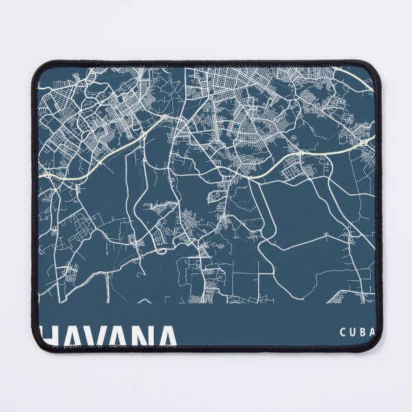 Item preview, Havana Blueprint City Map designed and sold by Peek-Designs.