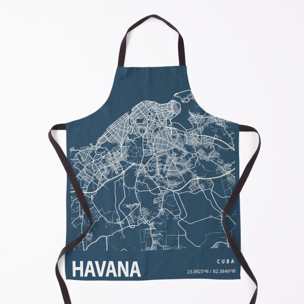 Item preview, Havana Blueprint City Map designed and sold by Peek-Designs.
