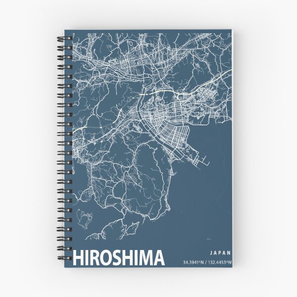 Item preview, Hiroshima Blueprint City Map designed and sold by Peek-Designs.