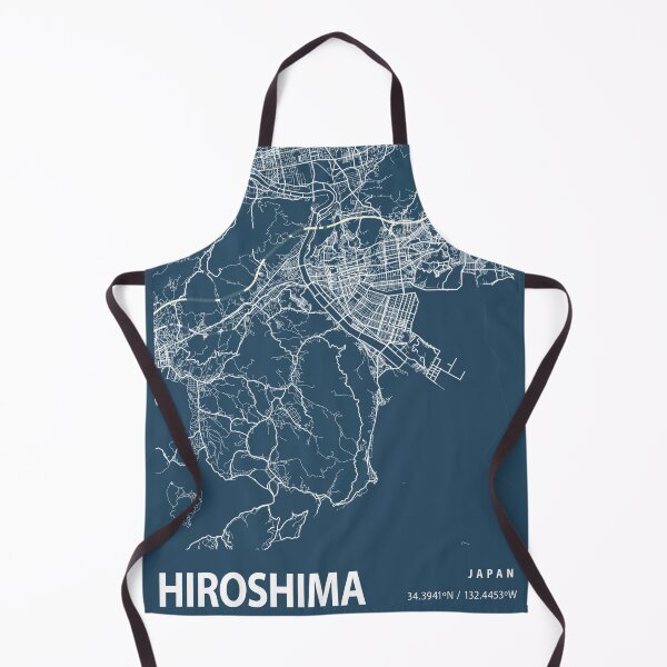 Item preview, Hiroshima Blueprint City Map designed and sold by Peek-Designs.