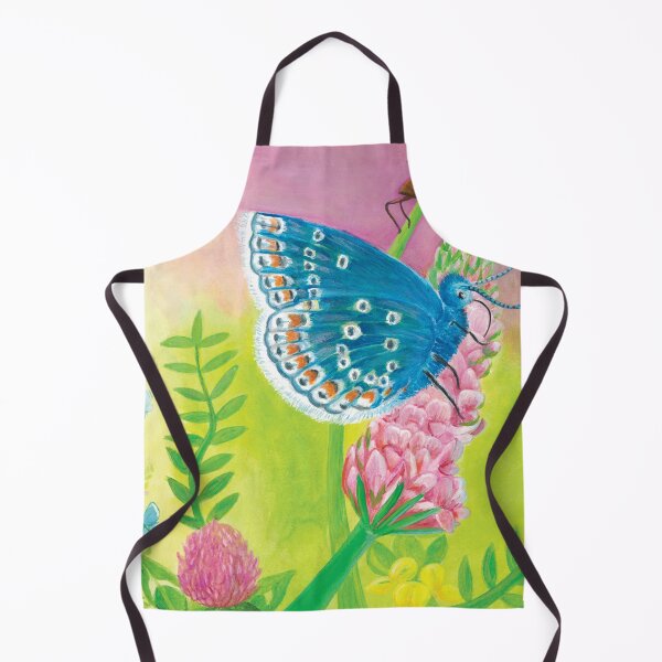 Item preview, Polyommatus thersites - Chapman's Blue Butterflies of Flowery Grassland  designed and sold by Julia Doria.