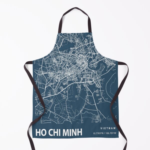 Item preview, Mapa de la ciudad de Ho Chi Minh designed and sold by Peek-Designs.