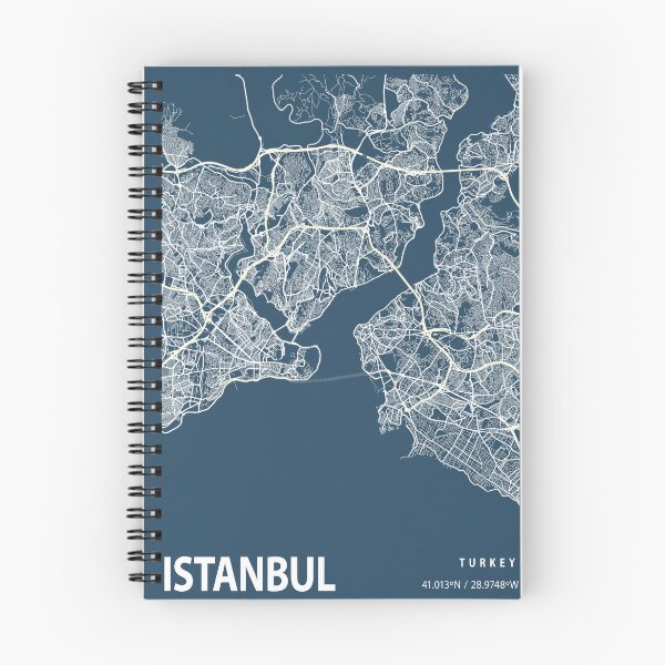 Item preview, Istanbul Blueprint City Map designed and sold by Peek-Designs.