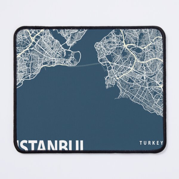 Item preview, Istanbul Blueprint City Map designed and sold by Peek-Designs.