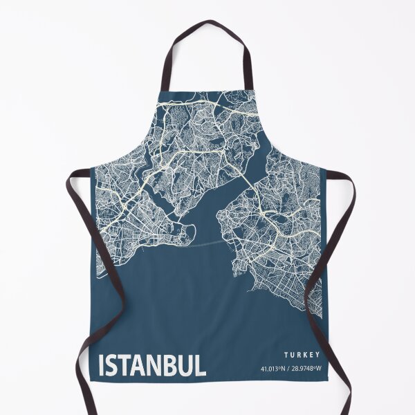 Item preview, Istanbul Blueprint City Map designed and sold by Peek-Designs.
