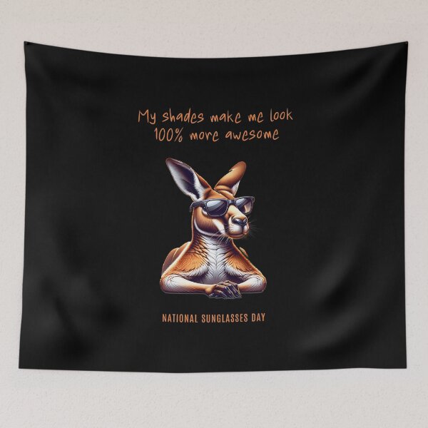 Item preview, My shades make me look 100% more awesome - National Sunglasses Day designed and sold by Pflugart.