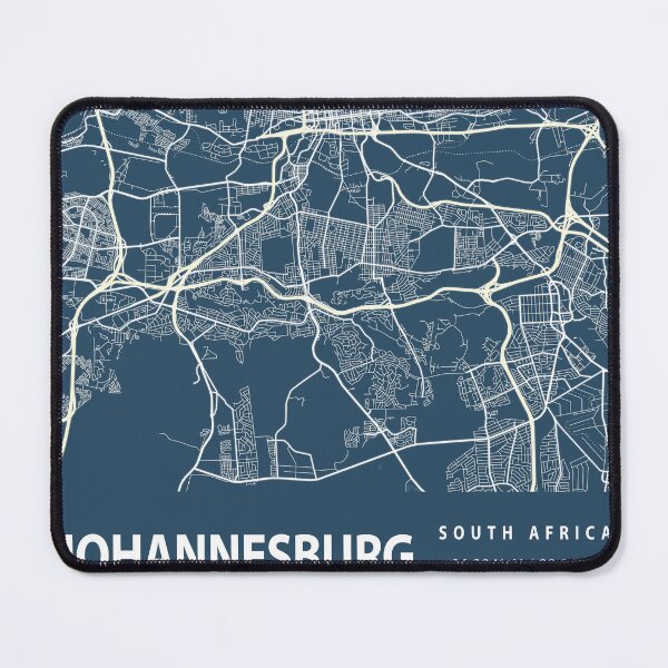 Item preview, Johannesburg Blueprint City Map designed and sold by Peek-Designs.