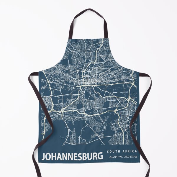 Item preview, Johannesburg Blueprint City Map designed and sold by Peek-Designs.