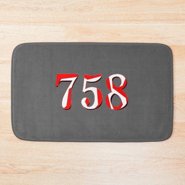 Item preview, number seven hundred and fifty-eight digit 758 order sequence team member age designed and sold by 4rpixs.