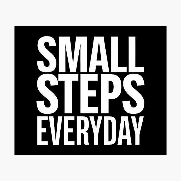Item preview, Small Steps Everyday  designed and sold by Hairball-Pets.