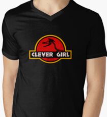 Clever Girl Men's V-Neck T-Shirt