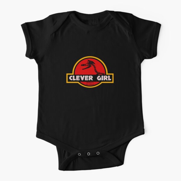 Clever Girl Short Sleeve Baby One-Piece