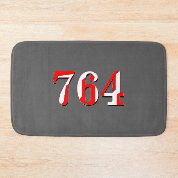 Item preview, number seven hundred and sixty-four digit 764 order sequence team member age designed and sold by 4rpixs.