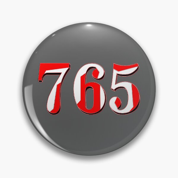 Item preview, number seven hundred and sixty-five digit 765 order sequence team member age designed and sold by 4rpixs.