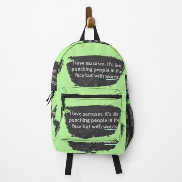 Item preview, I love sarcasm. It’s like punching people in the face but with words. designed and sold by SarcasmSpire.