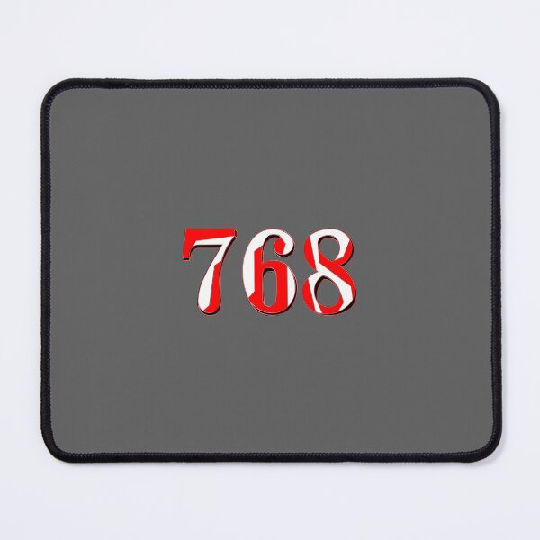 Item preview, number seven hundred and sixty-eight digit 768 order sequence team member age designed and sold by 4rpixs.