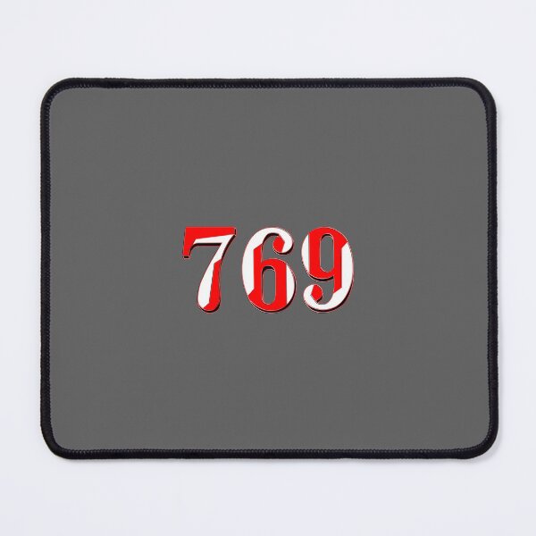 Item preview, number seven hundred and sixty-nine digit 769 order sequence team member age designed and sold by 4rpixs.