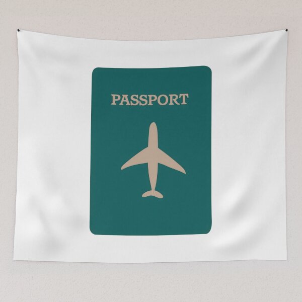 Item preview, Airplane and Passport Art designed and sold by Luxuriously.