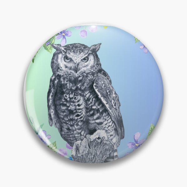 Item preview, Mistical Owl Perched: A Pencil Sketch by HV designed and sold by IDoMatterROSASS.