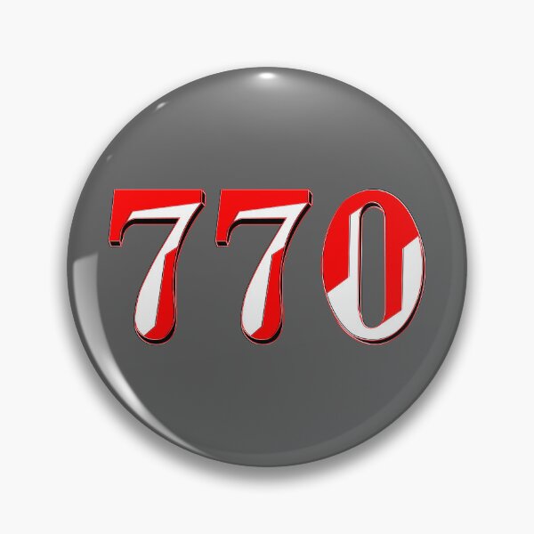 Item preview, number seven hundred and seventy digit 770 order sequence team member age designed and sold by 4rpixs.