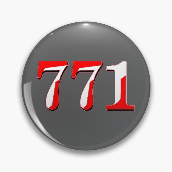 Item preview, number seven hundred and seventy-one digit 771 order sequence team member age designed and sold by 4rpixs.