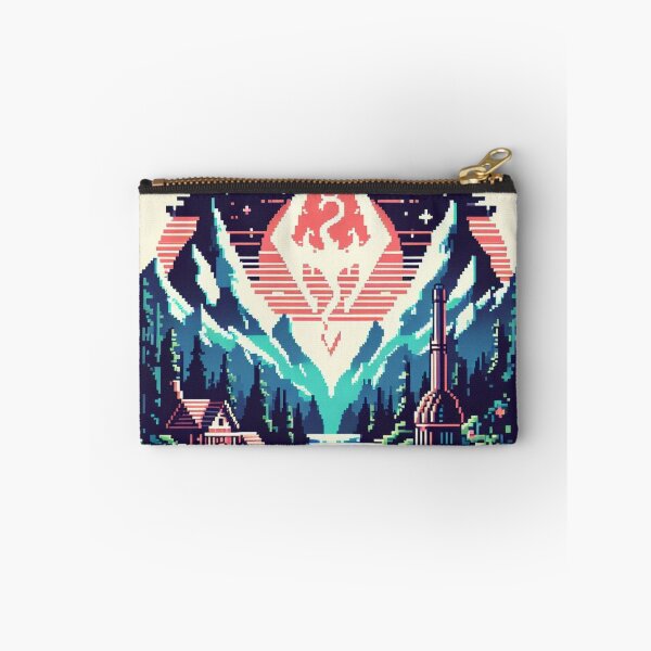 Item preview, Skyrim Beautiful Snowy Mountains Pixel Art designed and sold by Jake-Carter0.