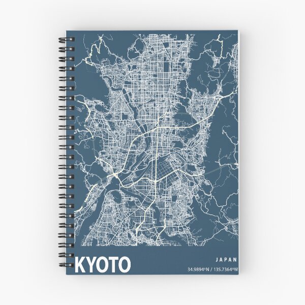 Item preview, Kyoto Blueprint City Map designed and sold by Peek-Designs.