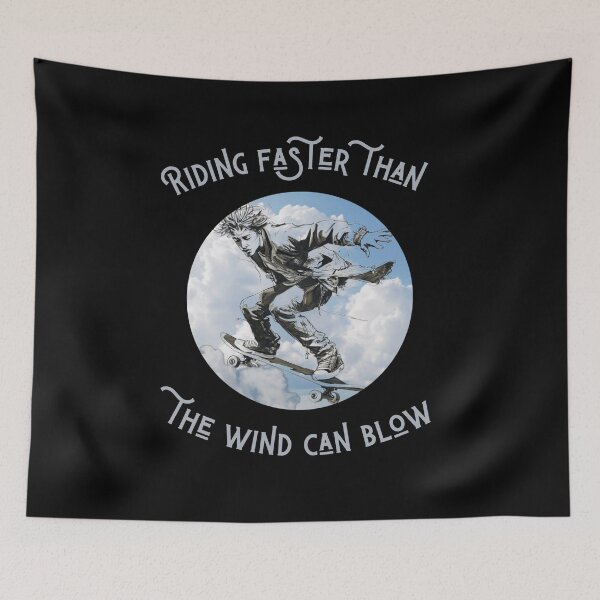 Item preview, Riding Faster Than The Wind Can Blow designed and sold by mirciashop.