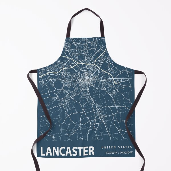 Item preview, Lancaster Blueprint City Map designed and sold by Peek-Designs.