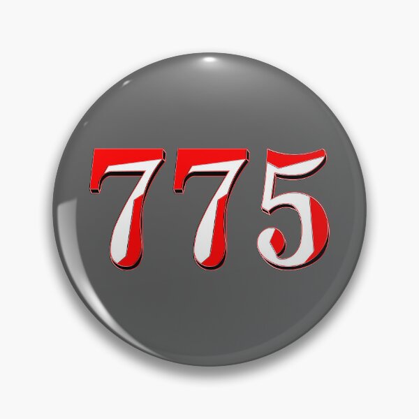 Item preview, number seven hundred and seventy-five digit 775 order sequence team member age designed and sold by 4rpixs.