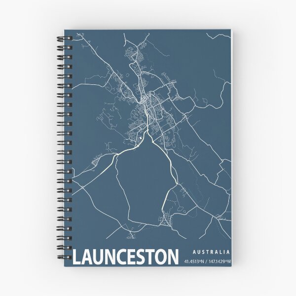 Item preview, Launceston Blueprint City Map designed and sold by Peek-Designs.