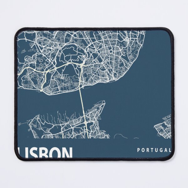 Item preview, Lisbon Blueprint City Map designed and sold by Peek-Designs.