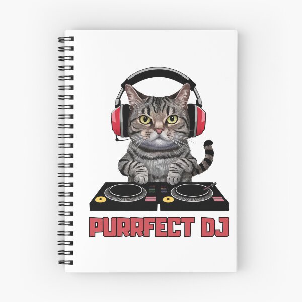Item preview, Funny Cat Design - Purrfect DJ designed and sold by vk09.