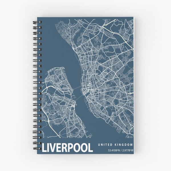 Item preview, Liverpool Blueprint City Map designed and sold by Peek-Designs.