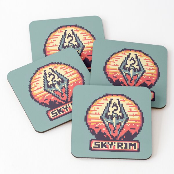 Item preview, Skyrim Orange Pixel Art designed and sold by Jake-Carter0.