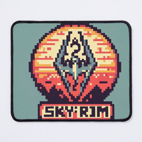 Item preview, Skyrim Orange Pixel Art designed and sold by Jake-Carter0.