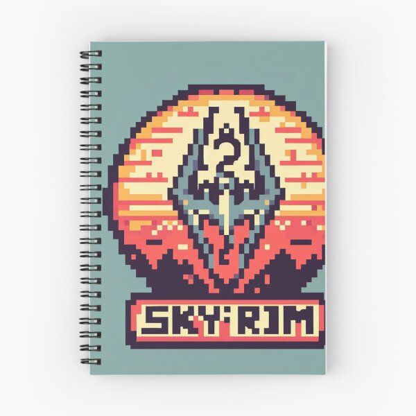 Item preview, Skyrim Orange Pixel Art designed and sold by Jake-Carter0.