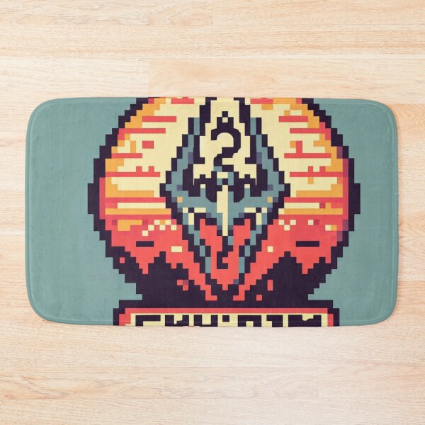 Item preview, Skyrim Orange Pixel Art designed and sold by Jake-Carter0.