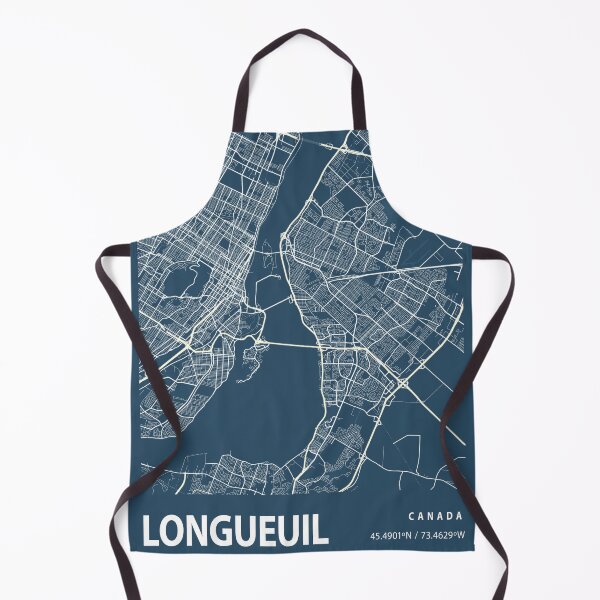 Item preview, Longueuil Blueprint City Map designed and sold by Peek-Designs.