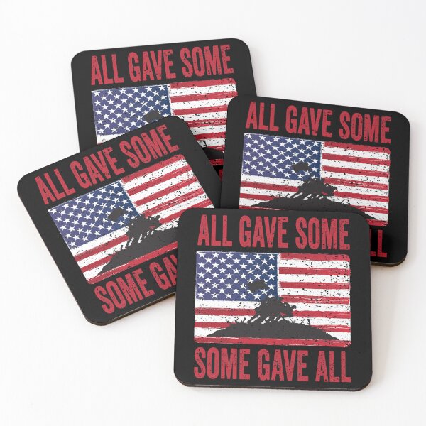 Item preview, Military Memorial Day All Gave Some Soldier USA Flag 4th of july designed and sold by BOUCHERIT amine.