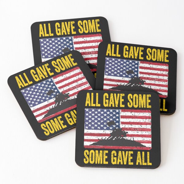 Item preview, Military Memorial Day All Gave Some Soldier USA Flag 4th of july designed and sold by BOUCHERIT amine.