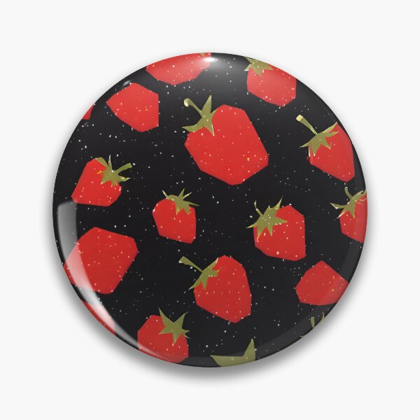 Item preview, Red Strawberry Pattern Risograph Print designed and sold by KokoroCreations.