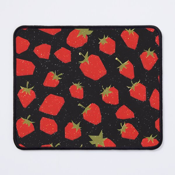 Item preview, Red Strawberry Pattern Risograph Print designed and sold by KokoroCreations.